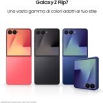 Smartphone pliable Samsung Galaxy Z Flip7 AI, 12Go RAM, 512Go ROM, écran Super AMOLED