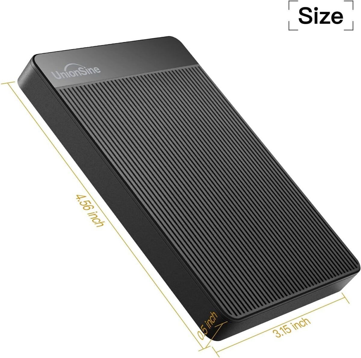 Disque dur externe UnionSine 2,5" 500 Go ultra fin et portable USB 3.0 SATA HDD – Image 2
