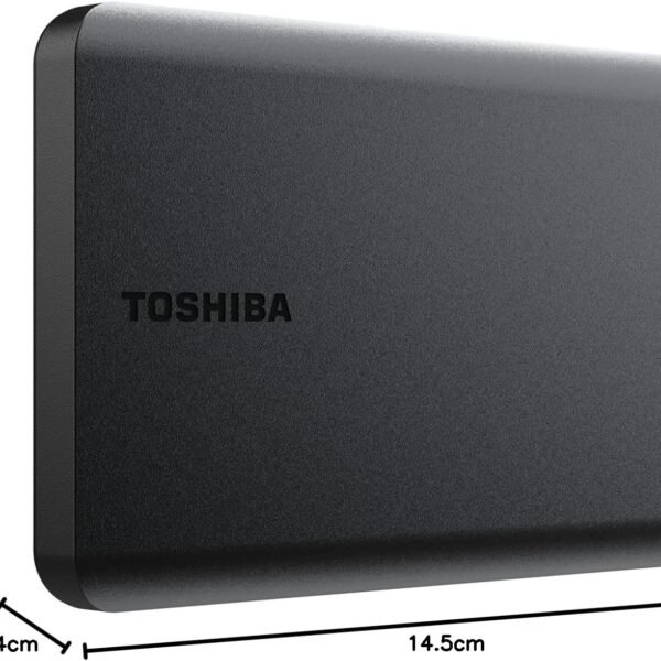 Disque dur externe - TOSHIBA - CANVIO BASICS - 2 To - Noir