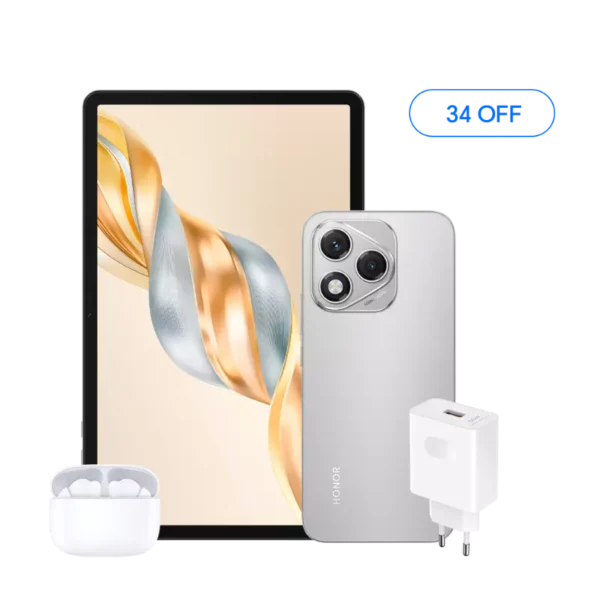 HONOR 400 Lite 256Go +HONOR Pad X9a WIFI 128 Go +Écouteurs HONOR X7Lite + Adaptateur secteur HONOR SuperCharge (max. 66 W)